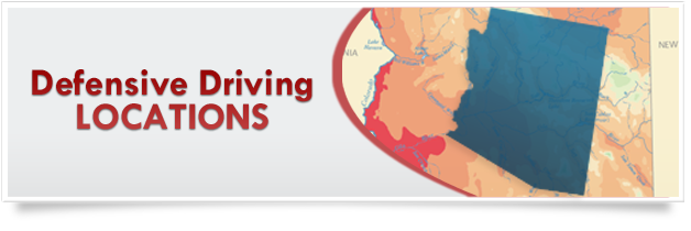 Approved Defensive Driving Locations banner
